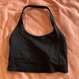 black halter top